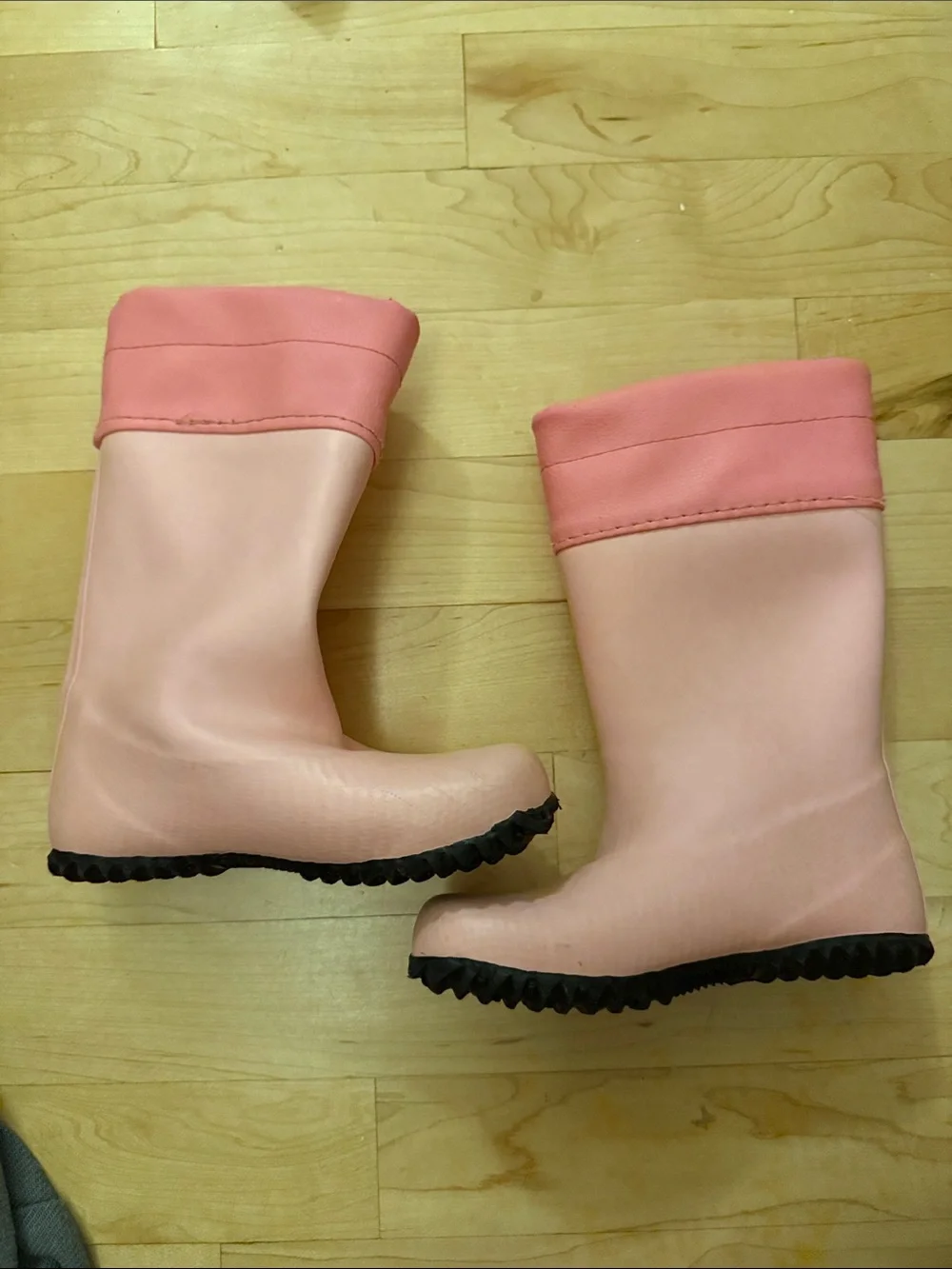 Saguaro Kid's Brisk Barefoot Rain Boots Pink-Winter Plush / EU 25